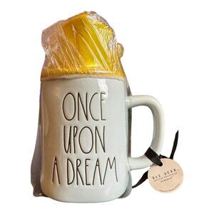 Rae Dunn Disney Sleeping Beauty ONCE UPON A DREAM Crown Mug New